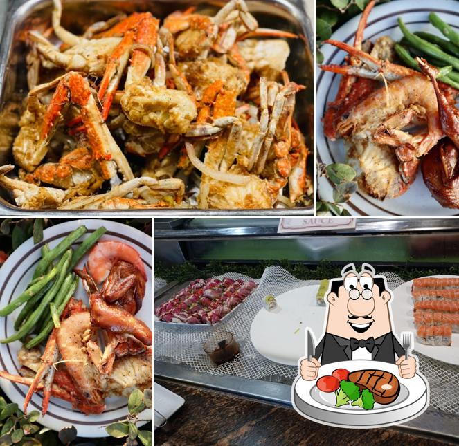 "Kirin Japanese Seafood & Sushi Buffet" предлагает мясные блюда