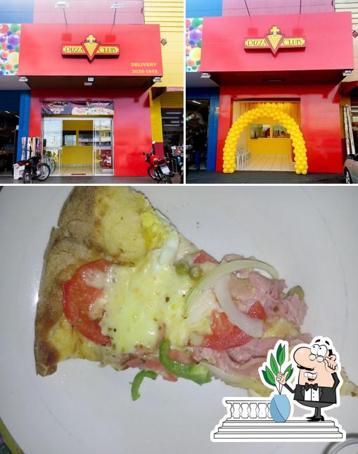 O exterior do Pizza Club Saul