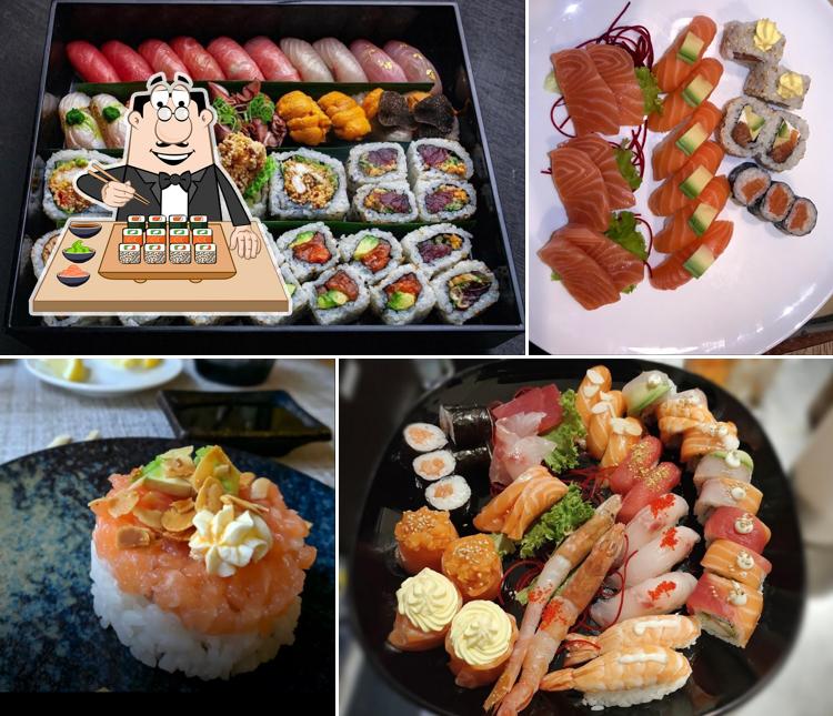 Scegli le diverse opzioni di sushi