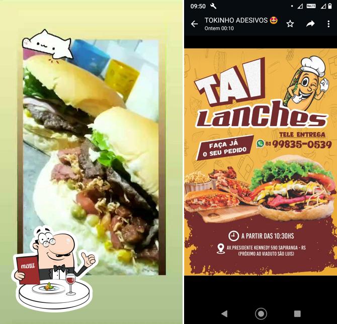 Comida en Tai lanches