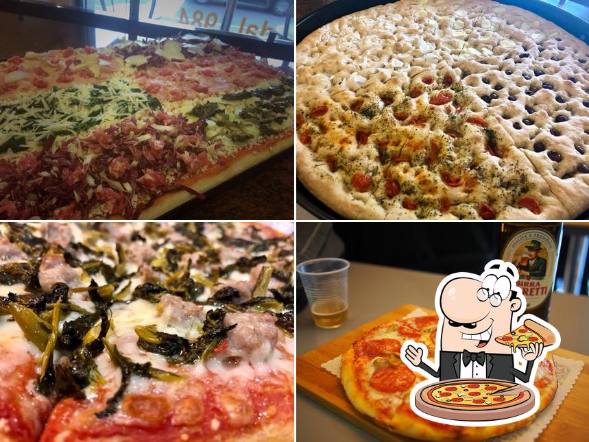 Scegli tra le molte varianti di pizza