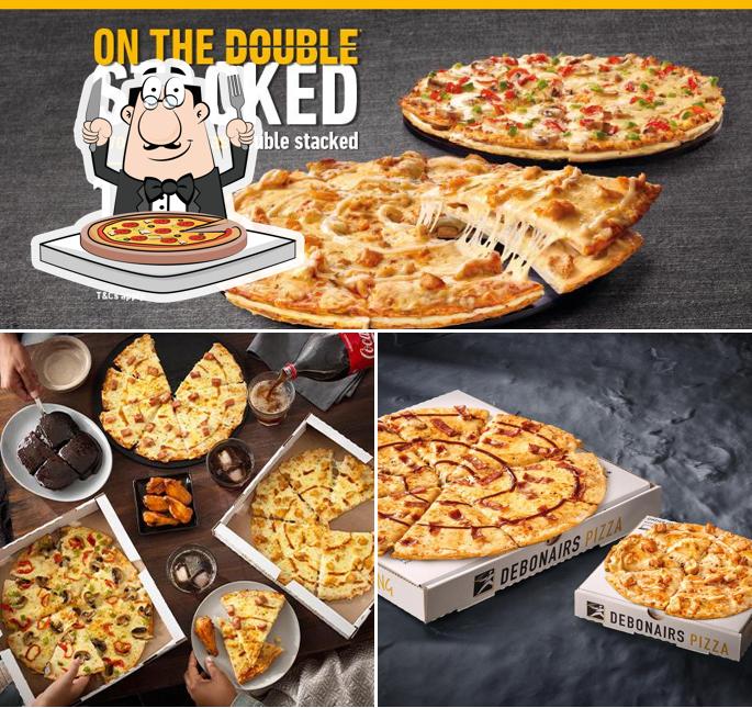 Probiert eine Pizza bei Debonairs Pizza