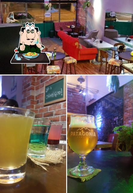 O Curupira BAR se destaca pelo comida e interior