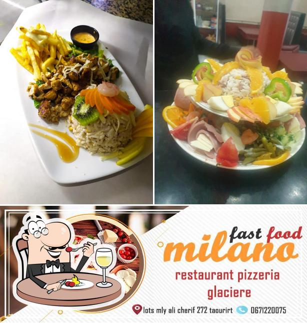 Essen im Milano fast food