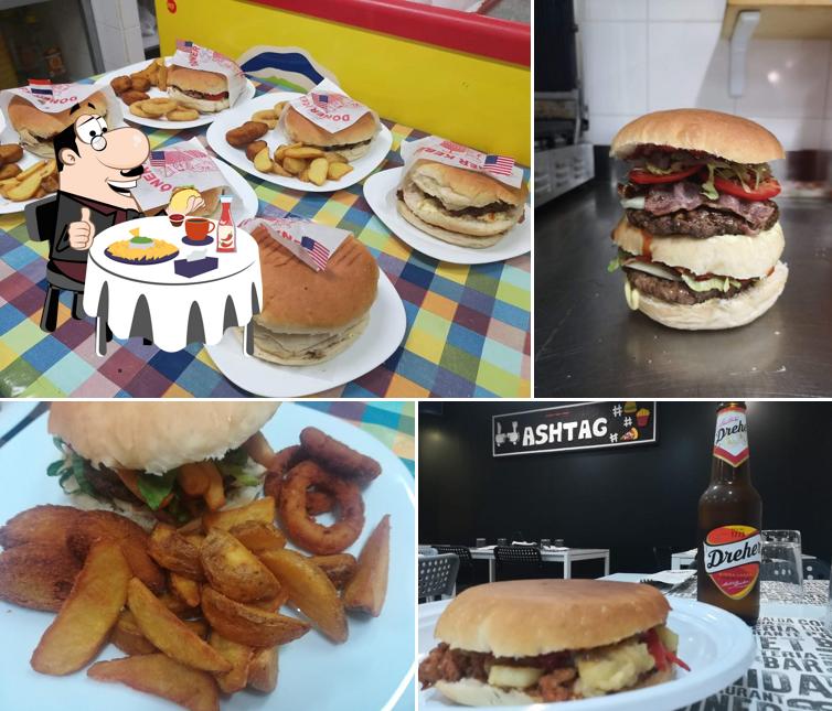 Ordina un hamburger a Hashtag Pizzeria Paninoteca