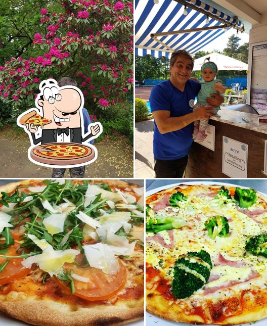Get pizza at Tricolore & Tennisgemeinschaft Blau-Weiß