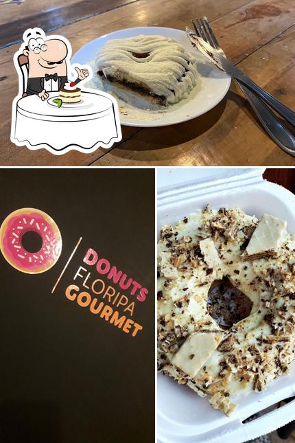 Donuts Floripa Gourmet provê uma escolha de pratos doces