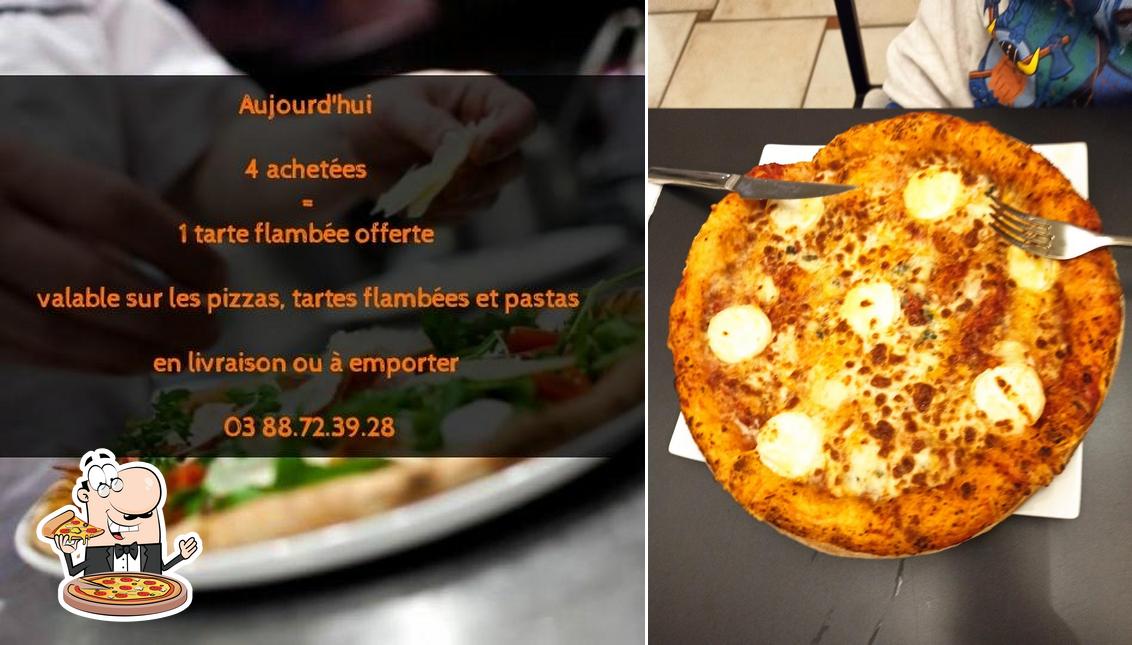 Prenez différents genres de pizzas