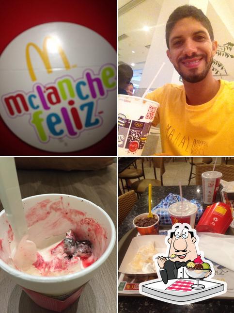 McDonald's serve uma escolha de pratos doces