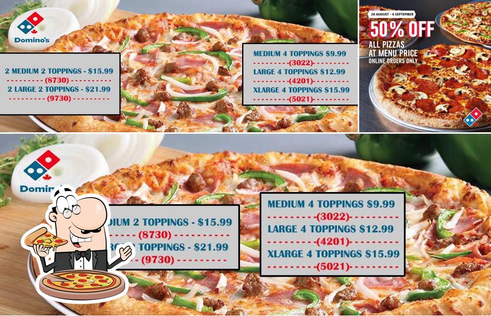 A Domino's Pizza, vous pouvez profiter des pizzas