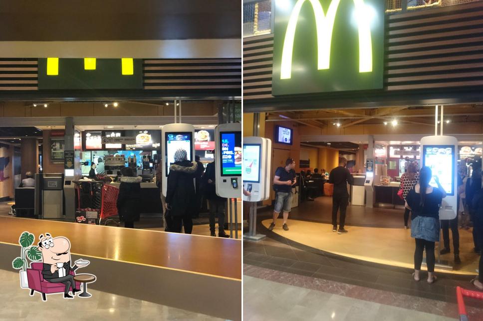 L'intérieur de McDonald's