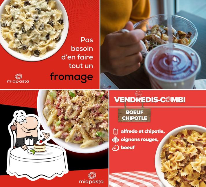 Mia Pasta propose une variété de plats sucrés