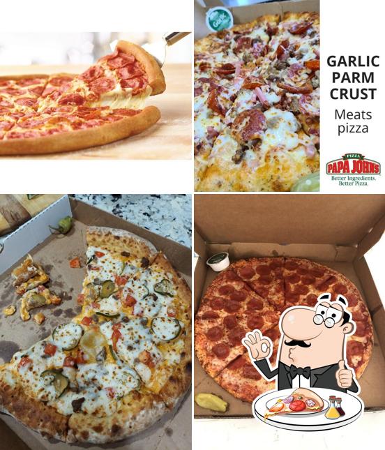 En Papa Johns Pizza, puedes disfrutar de una pizza
