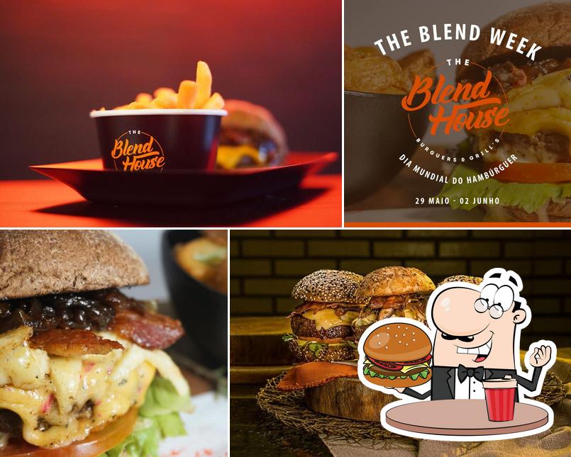 Experimente um hambúrguer no The Blend House Burguer