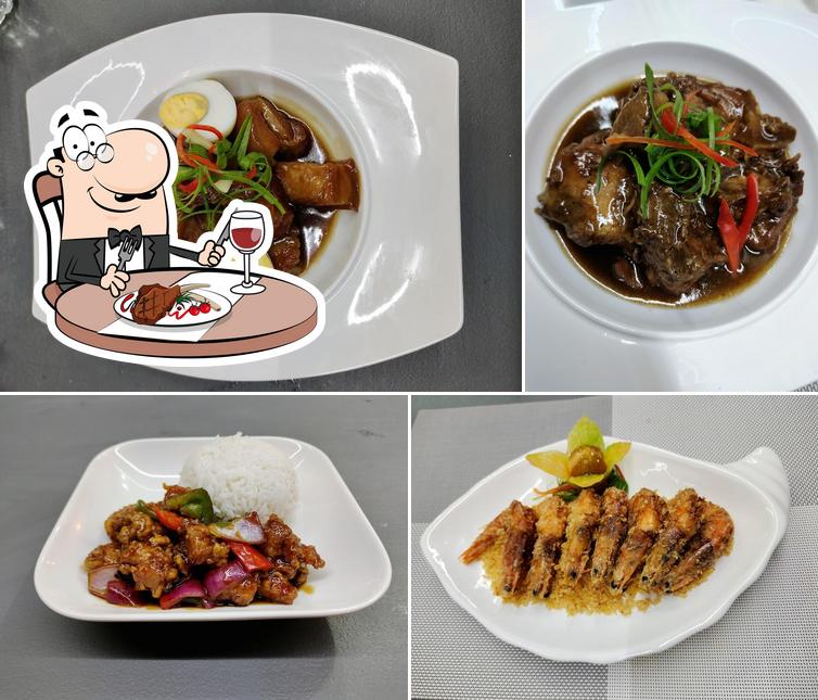 Order meat dishes at McTan Cafe