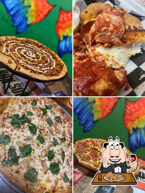 Try out various types of pizza