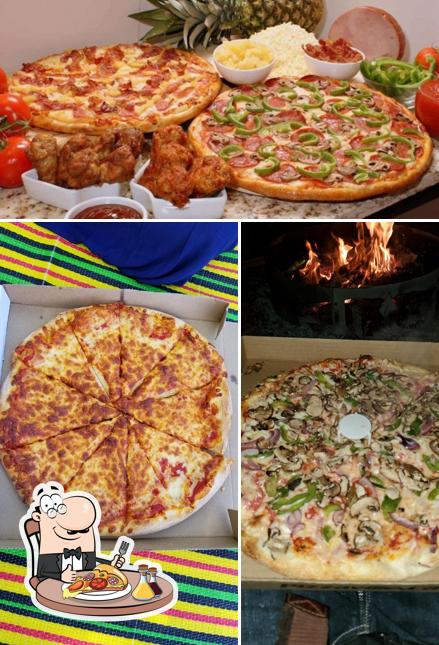 A Pizzaville, vous pouvez essayer des pizzas