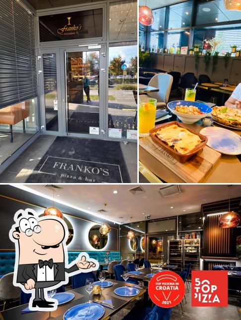 El interior de Franko’s Pizza & Bar