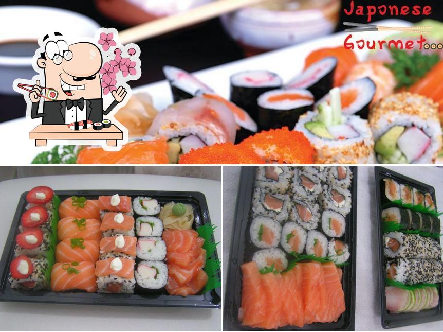 Escolha diversas opções de sushi