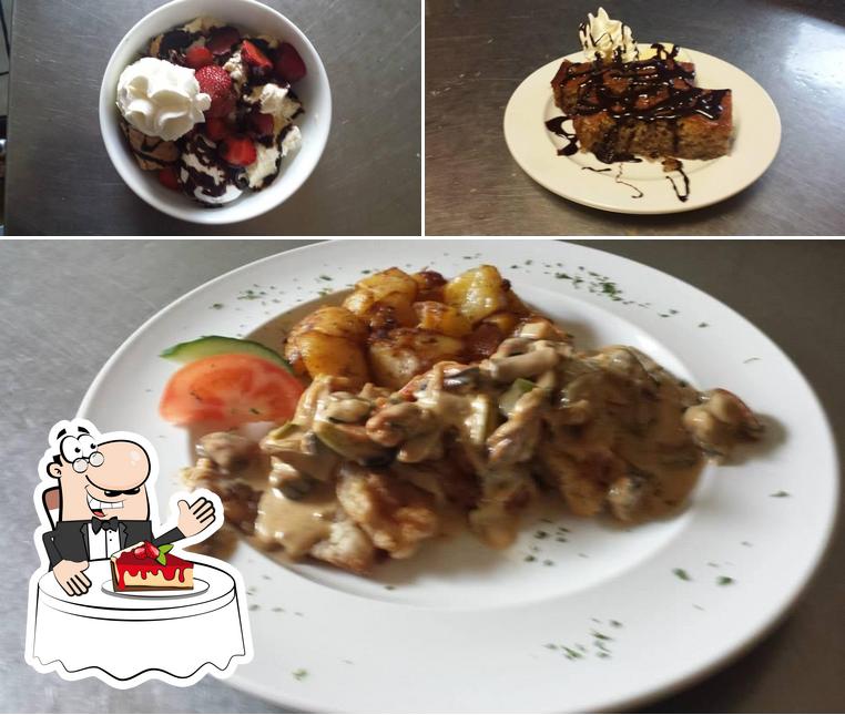 Taverna Anesti serves a selection of sweet dishes