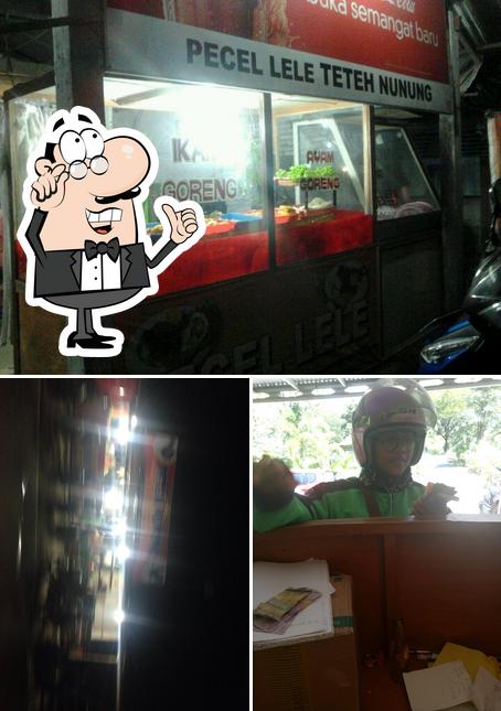 This is the image showing interior and alcohol at Pecel lele teteh nunung