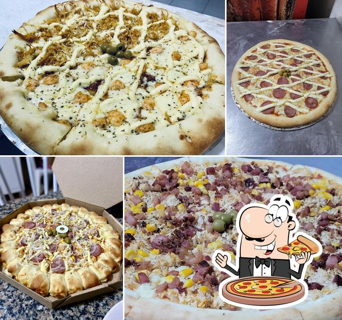 Escolha pizza no Santore Pizza