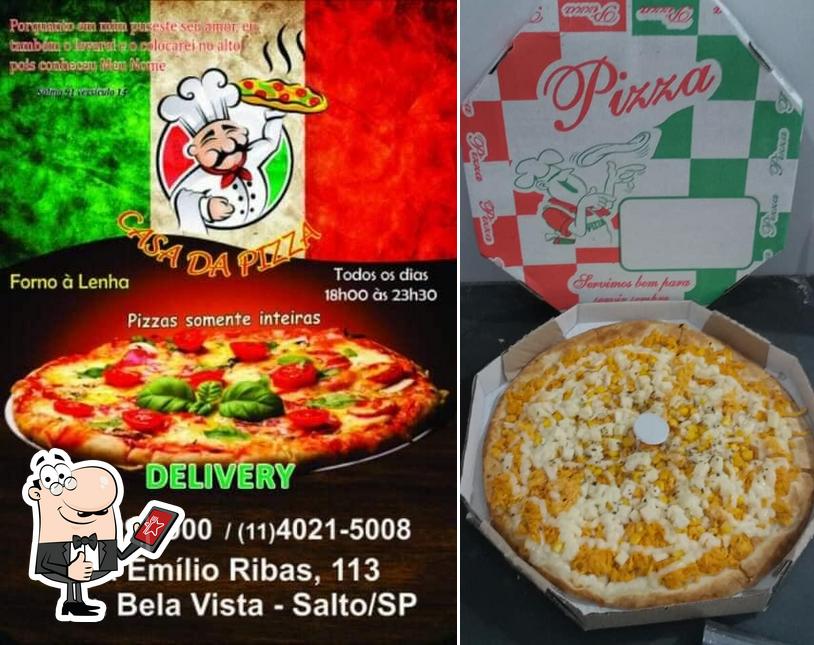 Look at this image of Casa Da Pizza Salto