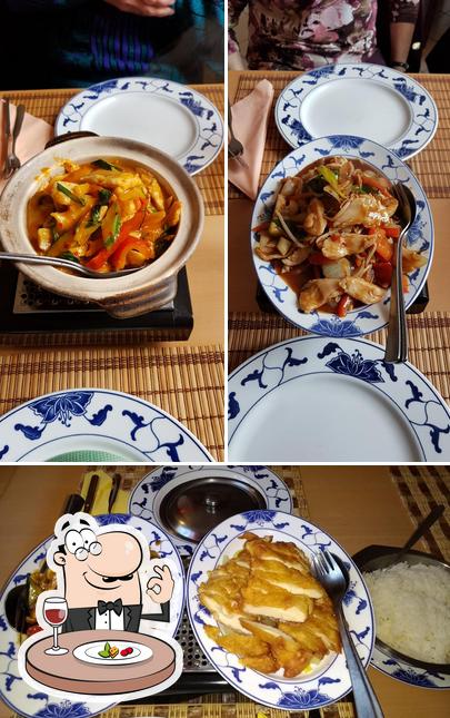 Еда в "Asia-Restaurant Löwe"