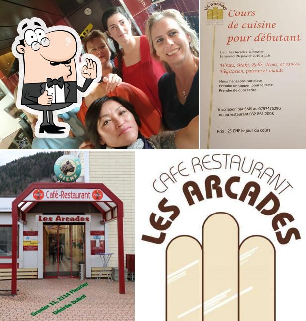 Voici une image de Café Restaurant Les Arcades