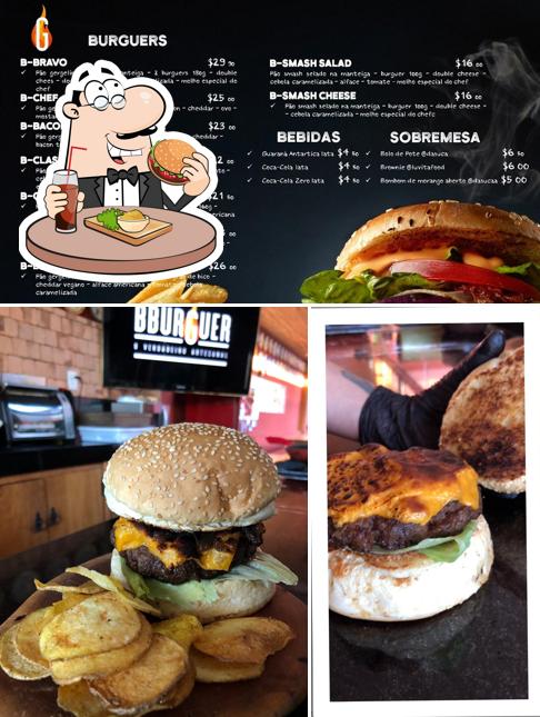 Consiga um hambúrguer no BBurguer