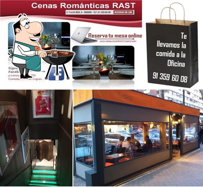 See this pic of Rast Café