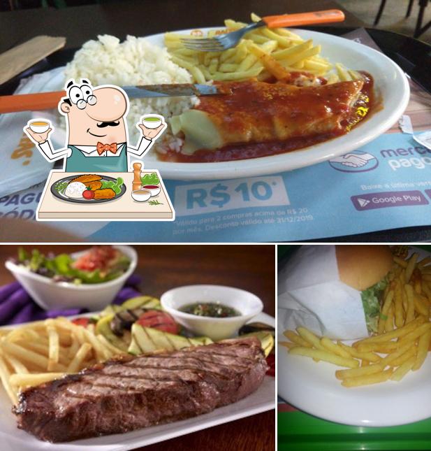 Comida em Giraffas 302 norte