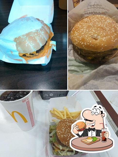 Peça um hambúrguer no McDonald's