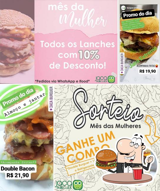 Peça um hambúrguer no Jaca Burguer