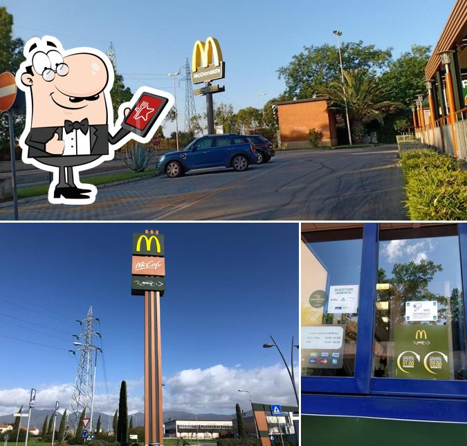 Gli esterni di McDonald's Piombino