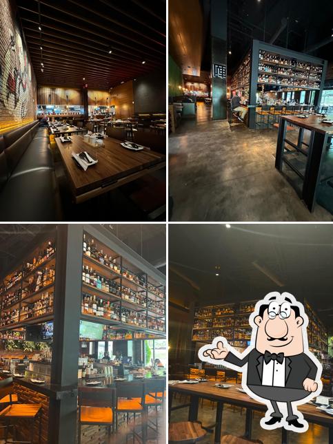 The interior of JINYA Ramen Bar - SouthPark