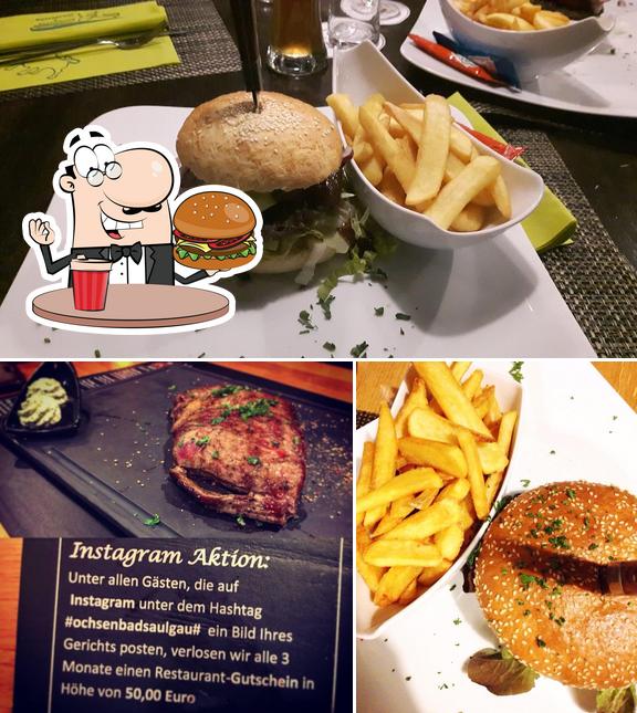 Essayez un hamburger à Hotel Restaurant & Steakhaus Ochsen