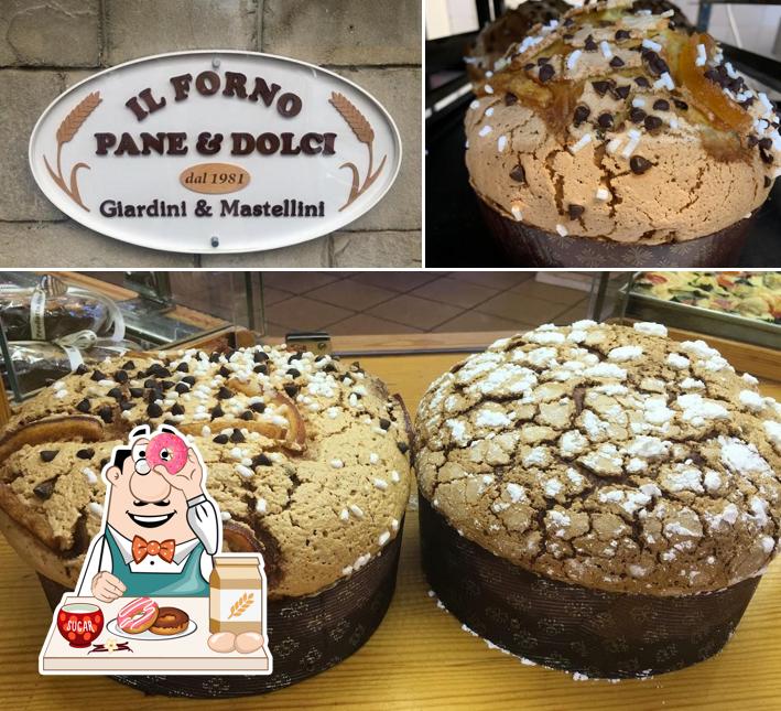 Panificio Il Forno Pane E Dolci Di Giardini & Mastellini Snc offre un'ampia selezione di dessert