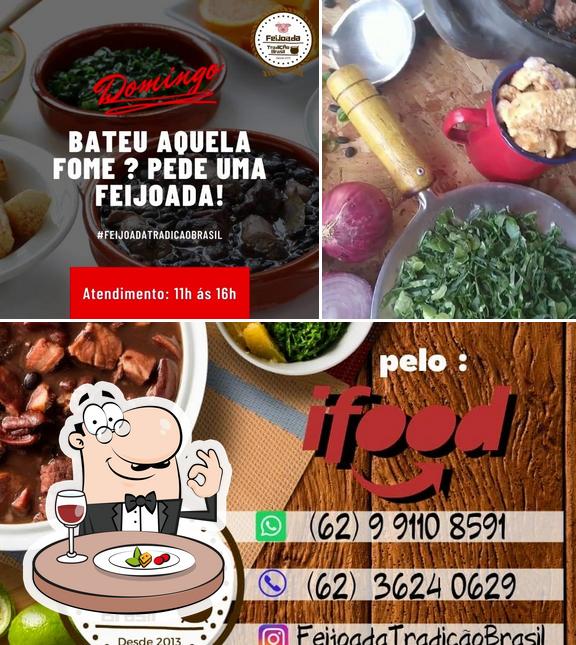 Comida em Feijoada Tradição Brasil