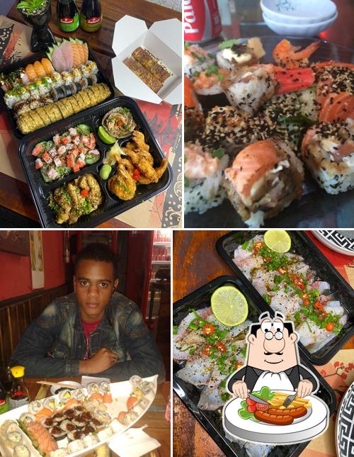 Comida em Sushi Mizu