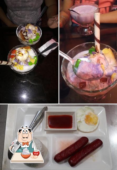 Victoria's Halo Halo serves a number of sweet dishes