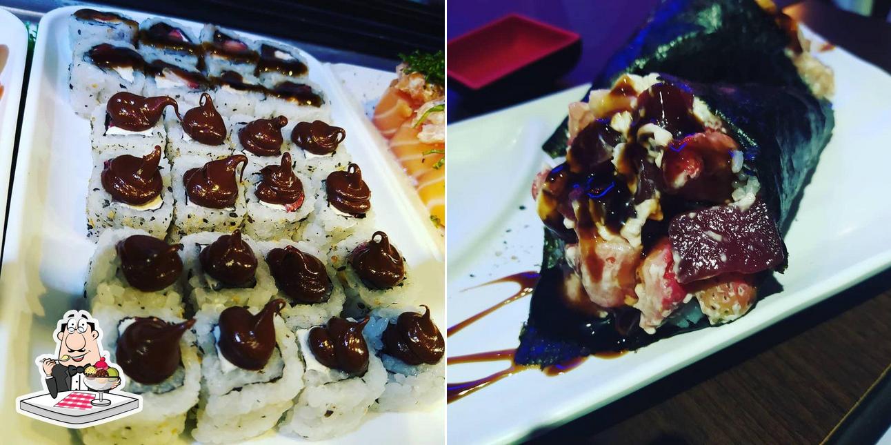 Yoo! Sushi serve uma escolha de sobremesas