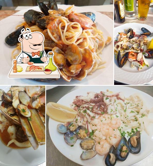 Gli ospiti di Ristorante Pizzeria Zefiro possono provare vari pasti di mare