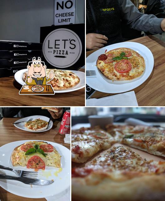 Escolha diferentes tipos de pizza