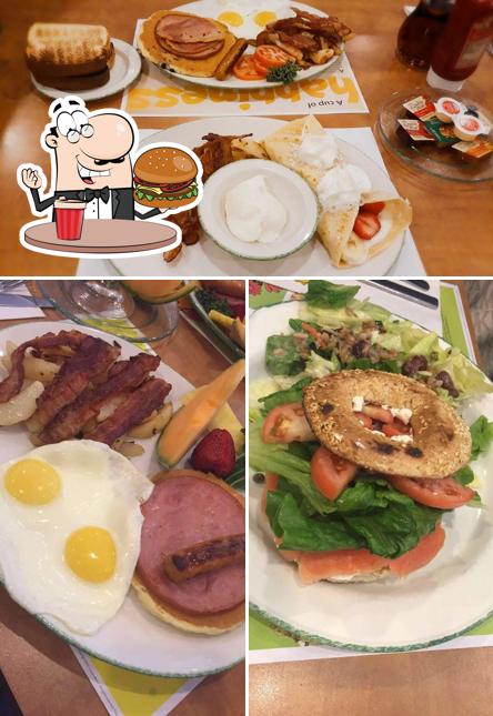Prenez un hamburger à Cora Breakfast and Lunch