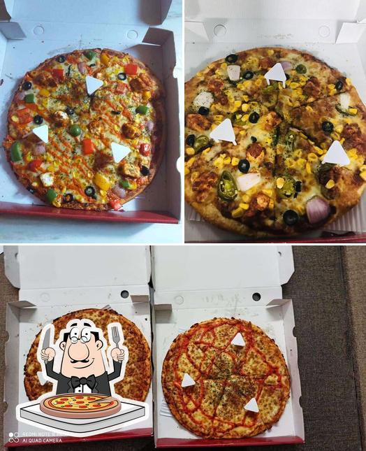 Order different kinds of pizza