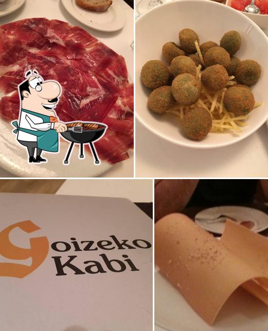 Pick meat meals at Goizeko Kabi