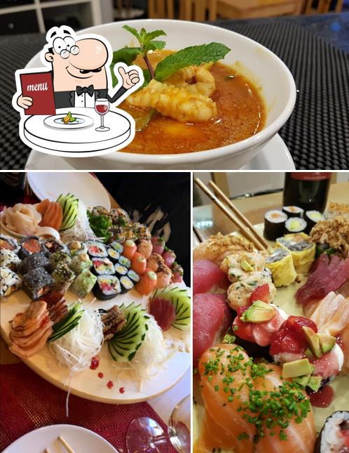 Comida em Amaya Sushi Bar e Restaurant