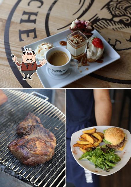 Take a look at the photo displaying food and beverage at Biergarten by le Rhino