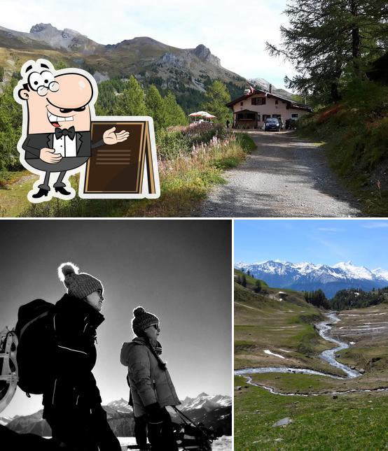 Profitez de la vue extérieure de Cabane De La Tièche